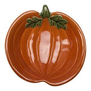 The Pampered Chef Simple Additions Pumpkin Ceramic Dish IOB 2082